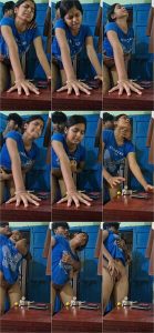 Desi Horny Babe Sucking and Standing Doggy Fuck